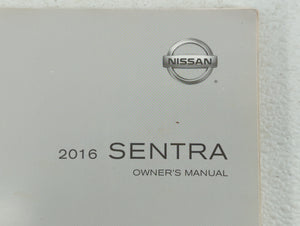 2016 Nissan Sentra Owners Manual Book Guide OEM Used Auto Parts