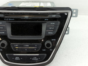 2013 Hyundai Elantra Radio AM FM Cd Player Receiver Replacement P/N:96170-3X165RA5 Fits OEM Used Auto Parts