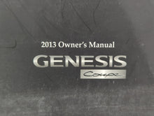 2013 Hyundai Genesis Owners Manual Book Guide OEM Used Auto Parts