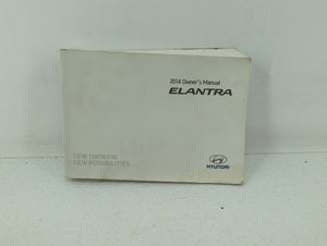 2014 Hyundai Elantra Owners Manual Book Guide OEM Used Auto Parts