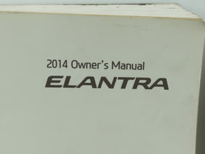 2014 Hyundai Elantra Owners Manual Book Guide OEM Used Auto Parts