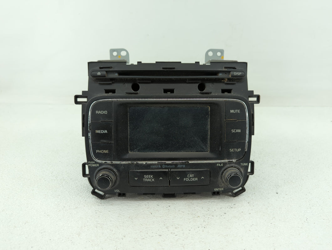 2015-2016 Kia Forte Radio AM FM Cd Player Receiver Replacement P/N:96170-A7171WK 96160-A710WK Fits 2015 2016 OEM Used Auto Parts