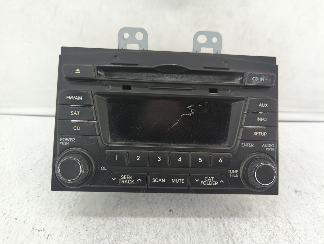 2011-2013 Kia Optima Radio AM FM Cd Player Receiver Replacement P/N:96560-2T202CA 96170-2T651EC5 Fits 2011 2012 2013 OEM Used Auto Parts