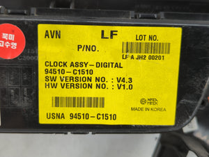 2017 Hyundai Sonata Radio AM FM Cd Player Receiver Replacement P/N:94510-C1510 Fits 2014 2015 OEM Used Auto Parts