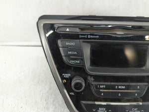 2013 Hyundai Elantra Radio AM FM Cd Player Receiver Replacement P/N:961703X155 96170-3X155RA5 Fits OEM Used Auto Parts