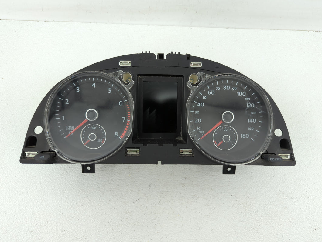 2010 Volkswagen Cc Instrument Cluster Speedometer Gauges P/N:3C8920 970M Fits OEM Used Auto Parts