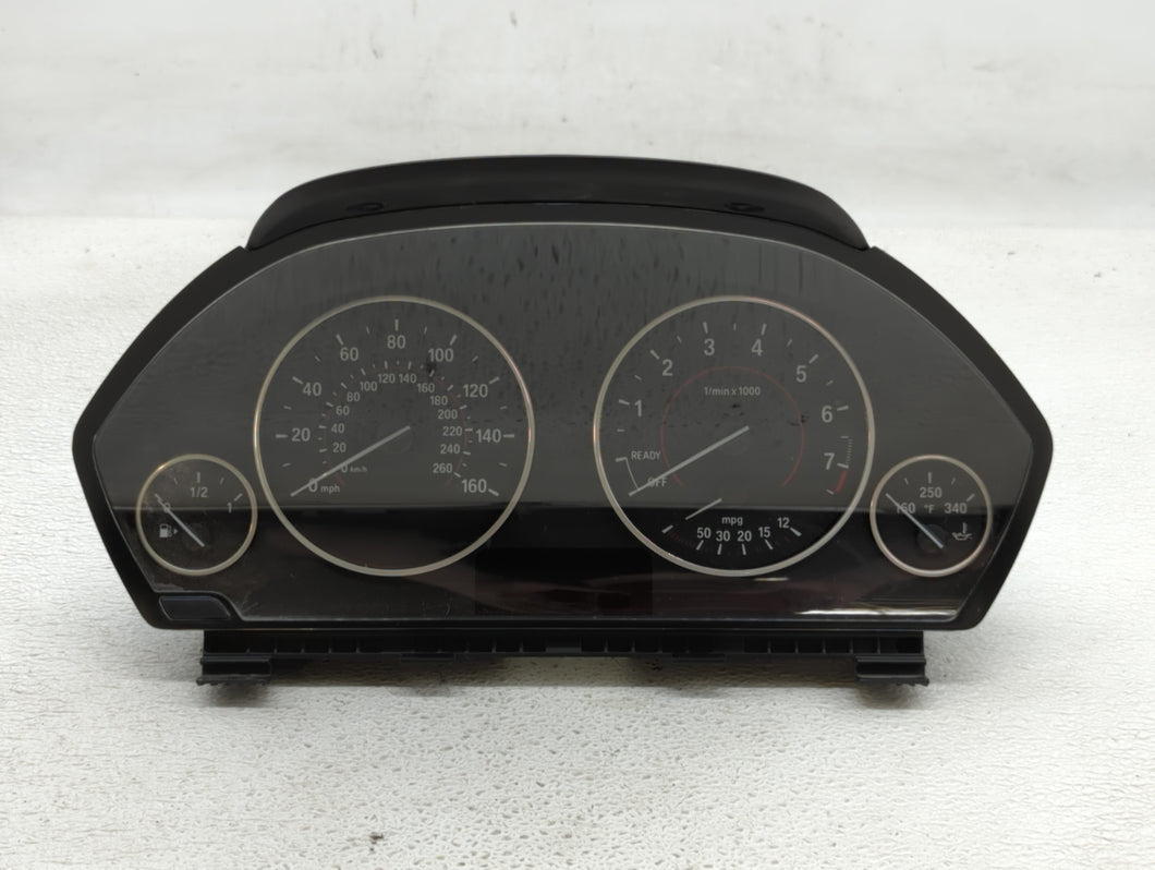 2013 Bmw 328i Instrument Cluster Speedometer Gauges P/N:62109287491 Fits 2009 OEM Used Auto Parts