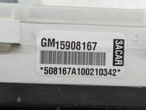 2008-2010 Chevrolet Cobalt Instrument Cluster Speedometer Gauges P/N:15908167 Fits 2008 2009 2010 OEM Used Auto Parts