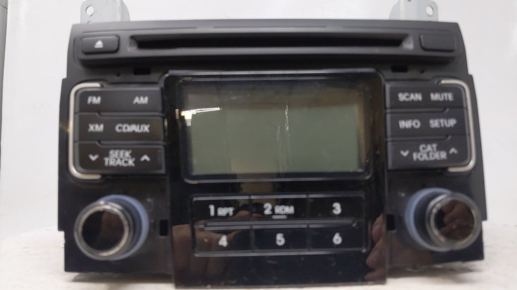 2011 Hyundai Sonata Radio AM FM Cd Player Receiver Replacement P/N:96180-3Q000 Fits OEM Used Auto Parts - Oemusedautoparts1.com
