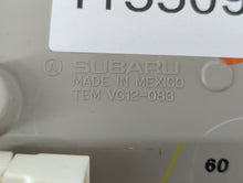 2010-2014 Subaru Legacy Overhead Roof Console Interior Dome Light