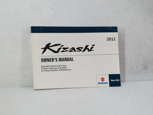 2012 Suzuki Kizashi Owners Manual Book Guide OEM Used Auto Parts