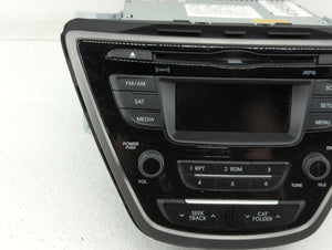 2014-2016 Hyundai Elantra Radio AM FM Cd Player Receiver Replacement P/N:96170-3X156GU 961703X156GU Fits 2014 2015 2016 OEM Used Auto Parts