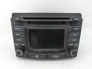 2014-2015 Hyundai Sonata Radio AM FM Cd Player Receiver Replacement P/N:96180-3Q8004X 96180-3Q8504X Fits 2014 2015 OEM Used Auto Parts