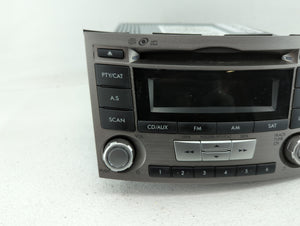 2012-2014 Subaru Legacy Radio AM FM Cd Player Receiver Replacement P/N:86201AJ66A 86201AJ61A Fits 2012 2013 2014 OEM Used Auto Parts