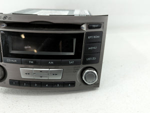 2012-2014 Subaru Legacy Radio AM FM Cd Player Receiver Replacement P/N:86201AJ66A 86201AJ61A Fits 2012 2013 2014 OEM Used Auto Parts