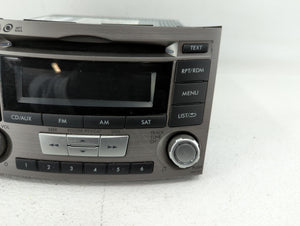 2012-2014 Subaru Legacy Radio AM FM Cd Player Receiver Replacement P/N:86201AJ66A 86201AJ61A Fits 2012 2013 2014 OEM Used Auto Parts