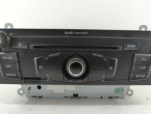 2010-2012 Audi A4 Radio AM FM Cd Player Receiver Replacement P/N:8T1 035 186 R 8T1 035 664 A Fits OEM Used Auto Parts