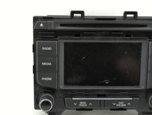 2015 Hyundai Sonata Radio AM FM Cd Player Receiver Replacement P/N:96180-C20004X Fits 2017 2018 OEM Used Auto Parts