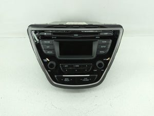 2014-2016 Hyundai Elantra Radio AM FM Cd Player Receiver Replacement P/N:96170-3X156GU 961703X156GU Fits 2014 2015 2016 OEM Used Auto Parts