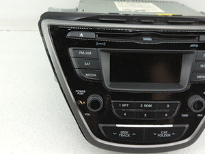 2014-2016 Hyundai Elantra Radio AM FM Cd Player Receiver Replacement P/N:96170-3X156GU 961703X156GU Fits 2014 2015 2016 OEM Used Auto Parts