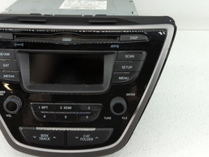 2013 Hyundai Elantra Radio AM FM Cd Player Receiver Replacement P/N:961703X155 96170-3X155RA5 Fits OEM Used Auto Parts