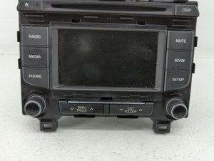 2015-2017 Hyundai Sonata Radio AM FM Cd Player Receiver Replacement P/N:96180-C2000 96180-C20004X Fits 2015 2016 2017 OEM Used Auto Parts