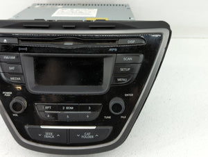 2014-2015 Hyundai Elantra Radio AM FM Cd Player Receiver Replacement P/N:961703X156GU 96180-3X165GU Fits 2014 2015 OEM Used Auto Parts