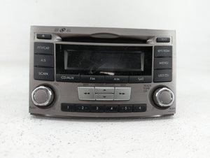 2012-2014 Subaru Legacy Radio AM FM Cd Player Receiver Replacement P/N:86201AJ66A 86201AJ61A Fits 2012 2013 2014 OEM Used Auto Parts