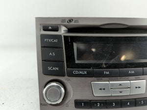 2012-2014 Subaru Legacy Radio AM FM Cd Player Receiver Replacement P/N:86201AJ66A 86201AJ61A Fits 2012 2013 2014 OEM Used Auto Parts