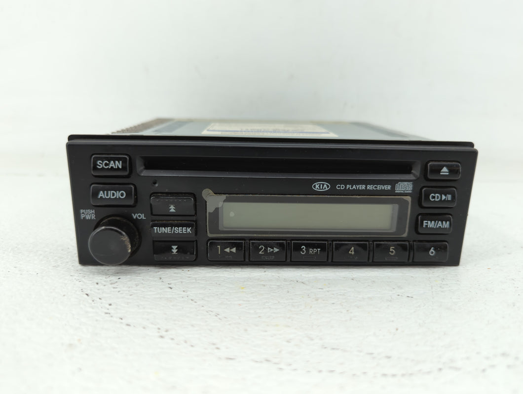 2003-2005 Kia Rio Radio AM FM Cd Player Receiver Replacement P/N:96160FD110 A02018A Fits 2003 2004 2005 OEM Used Auto Parts