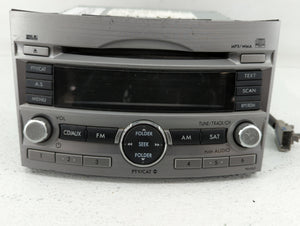 2010-2012 Subaru Legacy Radio AM FM Cd Player Receiver Replacement P/N:86201AJ65A 86201AJ64A Fits 2010 2011 2012 OEM Used Auto Parts