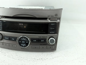 2010 Subaru Outback Radio AM FM Cd Player Receiver Replacement P/N:86201AJ65A 86201AJ64A Fits 2011 2012 OEM Used Auto Parts