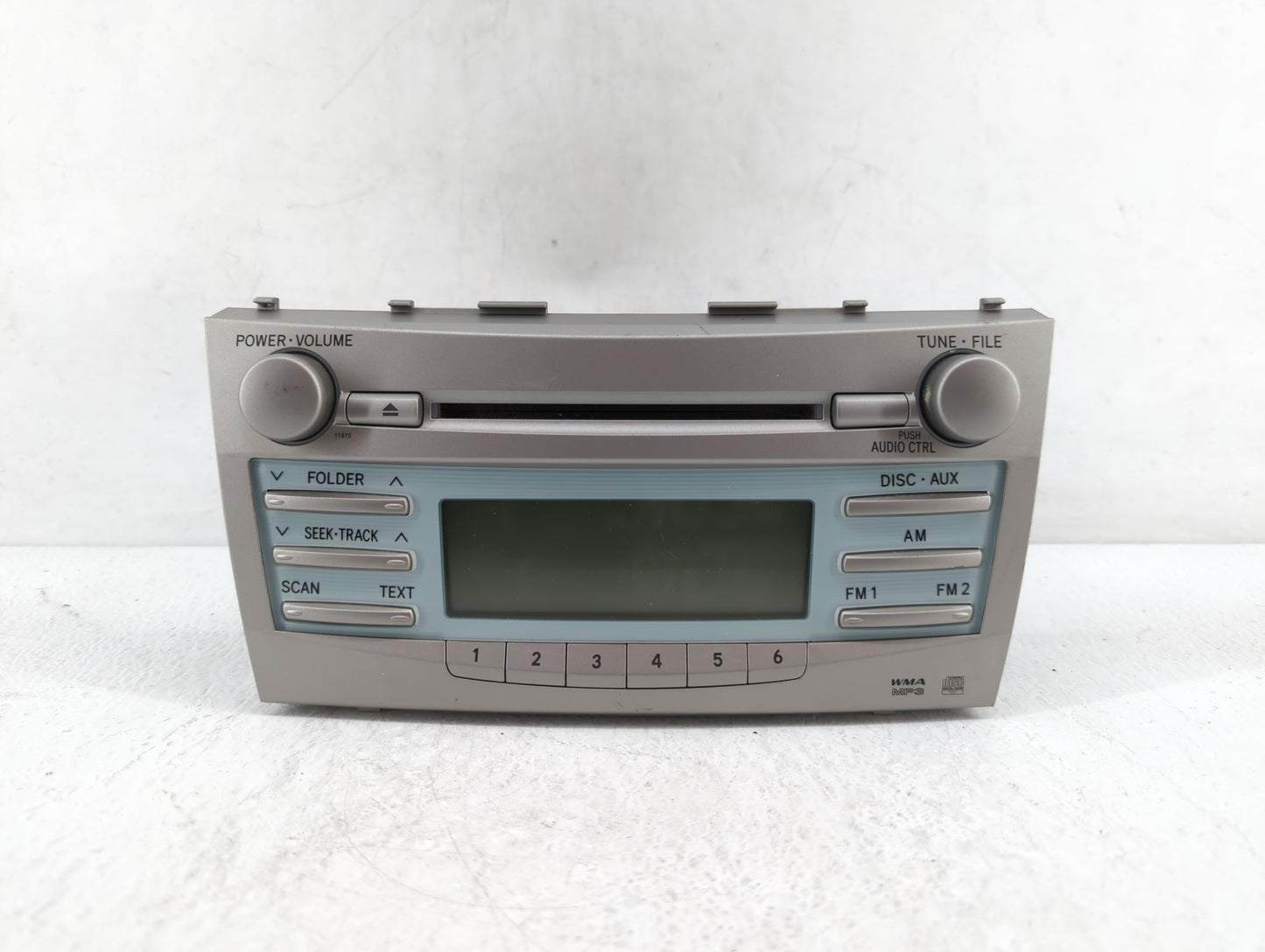 2007-2009 Toyota Camry Radio AM FM Cd Player Receiver Replacement P/N:86120-06180 Fits 2007 2008 2009 OEM Used Auto Parts - Oemusedautoparts1.com