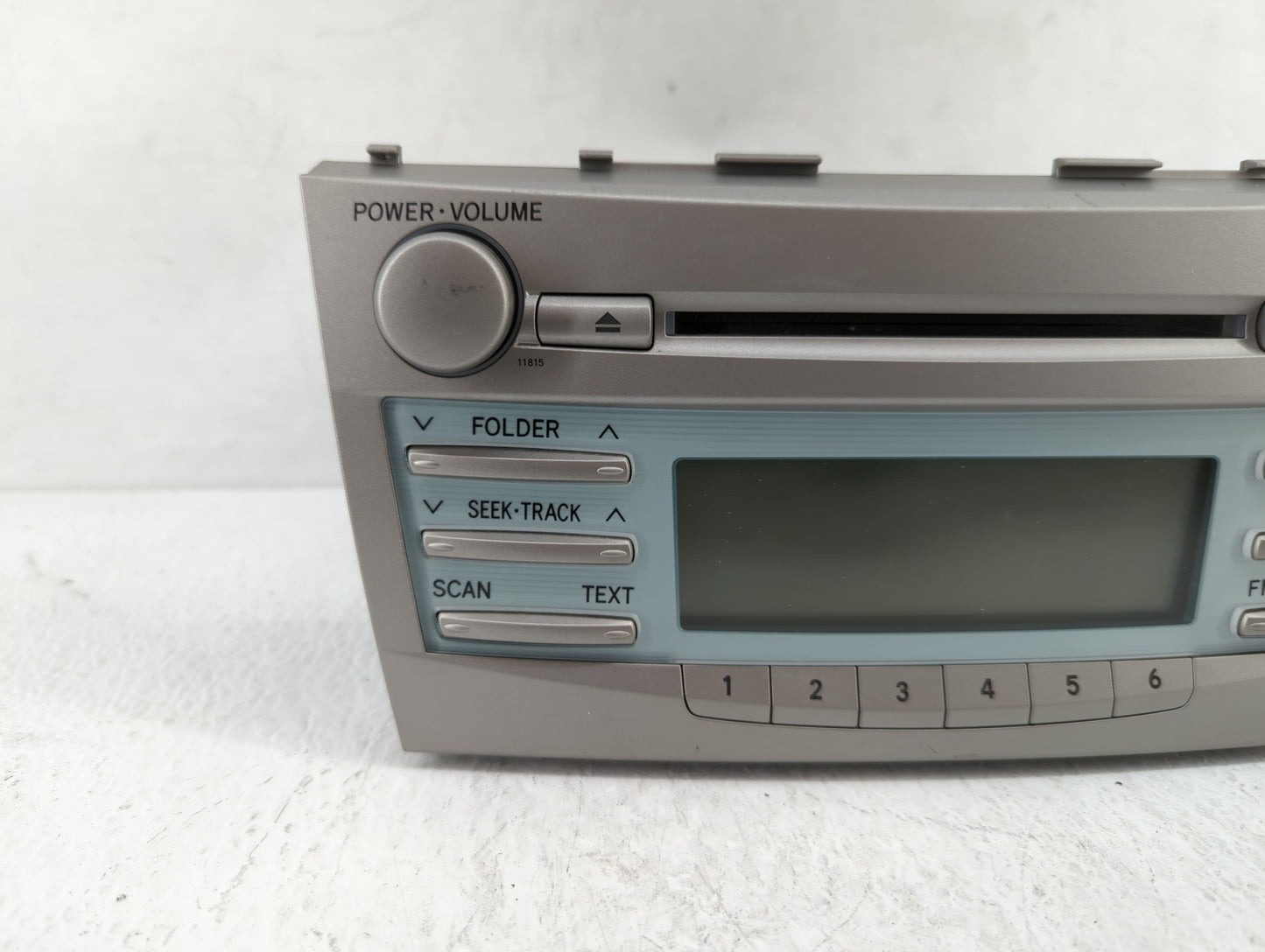 2007-2009 Toyota Camry Radio AM FM Cd Player Receiver Replacement P/N:86120-06180 Fits 2007 2008 2009 OEM Used Auto Parts - Oemusedautoparts1.com
