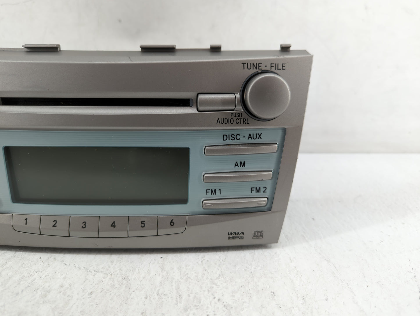 2007-2009 Toyota Camry Radio AM FM Cd Player Receiver Replacement P/N:86120-06180 Fits 2007 2008 2009 OEM Used Auto Parts - Oemusedautoparts1.com