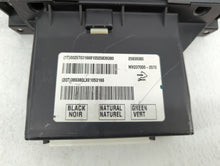 2008-2009 Cadillac Srx Climate Control Module Temperature AC/Heater Replacement P/N:25855590 25839380 Fits 2008 2009 OEM Used Auto Parts