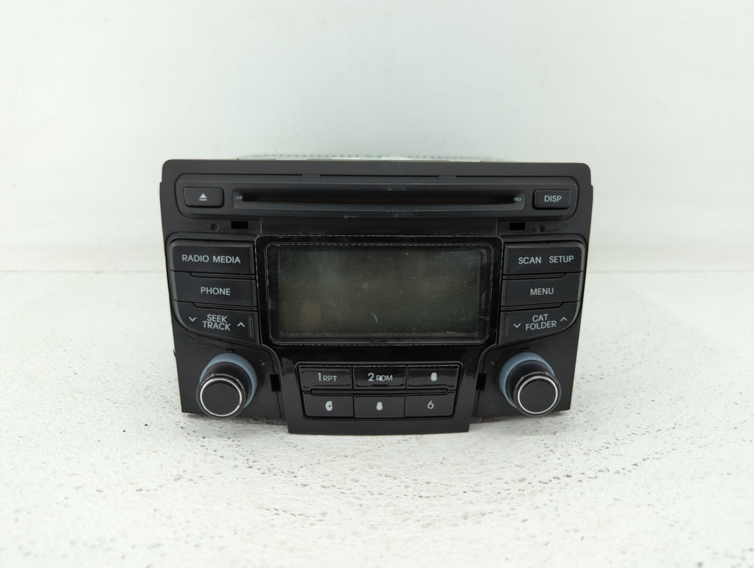 2013-2014 Hyundai Sonata Radio AM FM Cd Player Receiver Replacement P/N:96180-3Q8004X 96180-3Q600 Fits 2013 2014 OEM Used Auto Parts