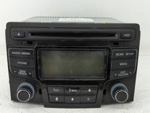 2013-2014 Hyundai Sonata Radio AM FM Cd Player Receiver Replacement P/N:96180-3Q8004X 96180-3Q600 Fits 2013 2014 OEM Used Auto Parts