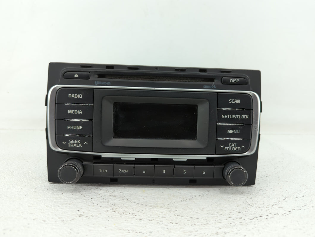 2016-2017 Kia Rio Radio AM FM Cd Player Receiver Replacement P/N:96170-1W960CA Fits 2016 2017 OEM Used Auto Parts