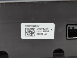 2013-2015 Honda Civic Climate Control Module Temperature AC/Heater Replacement P/N:79500TR6A013M1 Fits 2013 2014 2015 OEM Used Auto Parts