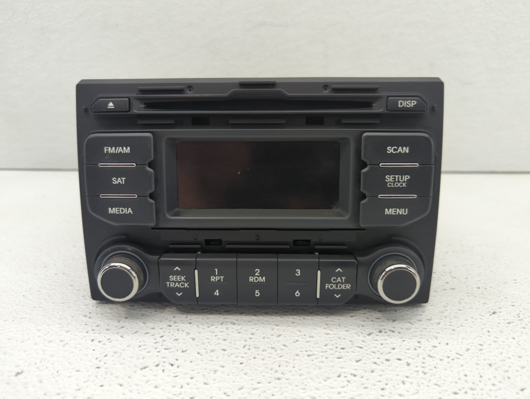 2012-2015 Kia Rio Radio AM FM Cd Player Receiver Replacement P/N:96170-1W950CA 96170-1W900CA Fits 2012 2013 2014 2015 OEM Used Auto Parts