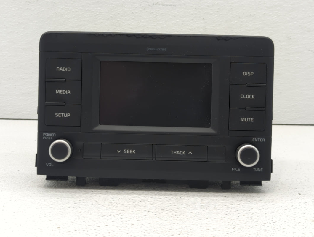 2018-2019 Kia Rio Radio AM FM Cd Player Receiver Replacement P/N:96180-H9800WK 96180-H9850WK Fits 2018 2019 OEM Used Auto Parts