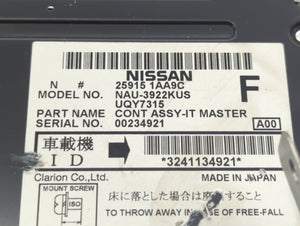 2009-2010 Nissan Murano Radio AM FM Cd Player Receiver Replacement P/N:25915 1AA9A 25915 1AA9C Fits 2009 2010 OEM Used Auto Parts