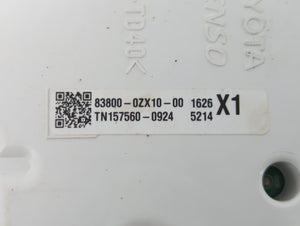 2014-2016 Toyota Corolla Instrument Cluster Speedometer Gauges P/N:83800-0ZX00-00 83800-0ZX10-00 Fits 2014 2015 2016 OEM Used Auto Parts