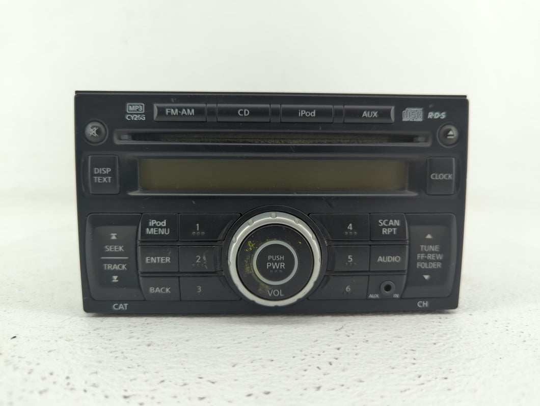 2011-2015 Nissan Rogue Radio AM FM Cd Player Receiver Replacement P/N:28185 1VK1A 28185 1VX2A Fits 2011 2012 2013 2014 2015 OEM Used Auto Parts