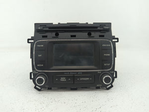 2014-2016 Kia Forte Radio AM FM Cd Player Receiver Replacement P/N:96170-A7171WK 96160-A7101WK Fits 2014 2015 2016 OEM Used Auto Parts