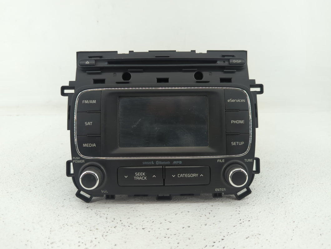 2014-2016 Kia Forte Radio AM FM Cd Player Receiver Replacement P/N:96170-A7171WK 96160-A7101WK Fits 2014 2015 2016 OEM Used Auto Parts