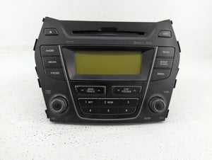 2015-2016 Hyundai Santa Fe Radio AM FM Cd Player Receiver Replacement P/N:96180-4Z1014X 96170-4Z1504X Fits 2015 2016 OEM Used Auto Parts