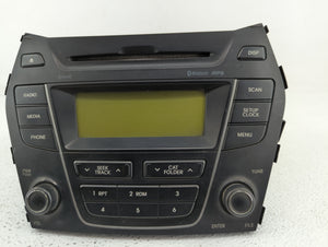 2015-2016 Hyundai Santa Fe Radio AM FM Cd Player Receiver Replacement P/N:96180-4Z1014X 96170-4Z1504X Fits 2015 2016 OEM Used Auto Parts