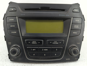 2015-2016 Hyundai Santa Fe Radio AM FM Cd Player Receiver Replacement P/N:96180-4Z1014X 96170-4Z1504X Fits 2015 2016 OEM Used Auto Parts